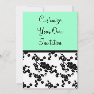 Invitation Flore noire et blanche, en mer