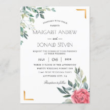 Flore poussiéreux avec mariage à cadre géométrique