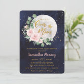 Invitation Flore rousse Nous sommes au-dessus du Baby shower  (Debout devant)