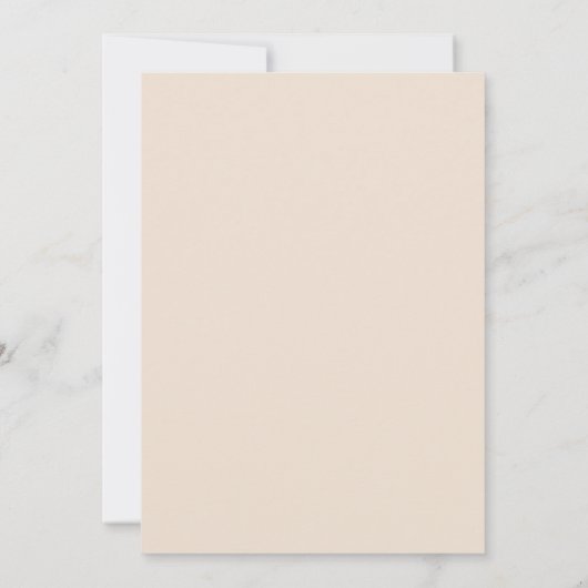 Invitation Flore rustique | Mariage Fleurs ombrées (Dos)