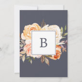 Invitation Flore rustique | Purple Le Mariage De (Dos)