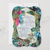 Invitation Flore tropicale Paradis & Oiseaux (Devant)