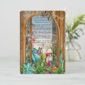 Invitation Flore Tropicale Paradise Beach Scenery (Debout devant)