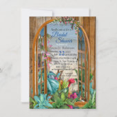 Invitation Flore tropicale Paradise Fenêtre paysage (Devant)