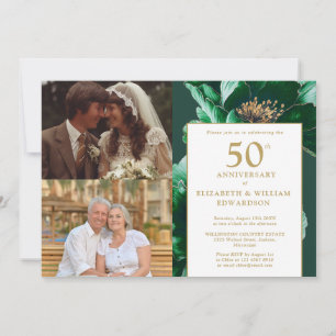 Invitation Flore verte hier et aujourd'hui 50e anniversaire 2