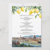 Invitation Florence Lemons Italian All In One Wedding (Dos)