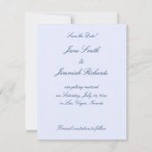 Invitation Florence - Pont Vecchio (Dos)