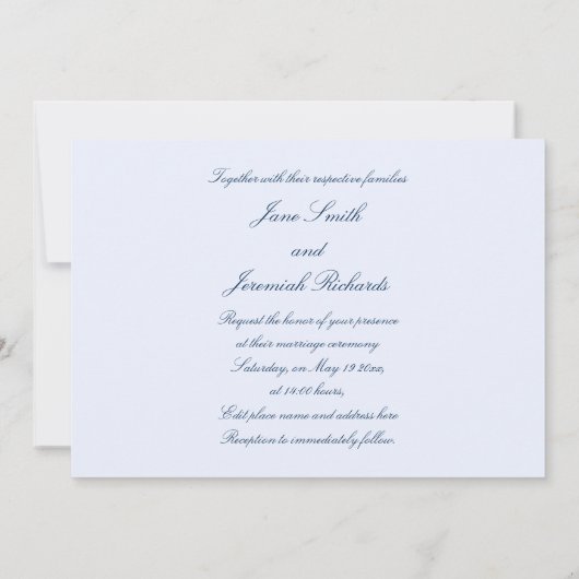 Invitation Florence - Ponte Vecchio (Dos)