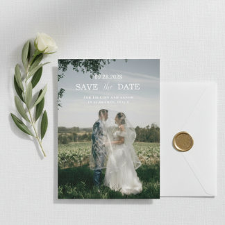 Invitation Florence romantique mariage de destination en Ital