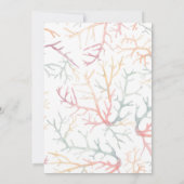 Invitation Florida Coastal Beach Watercolor Mariage Invitatia (Dos)