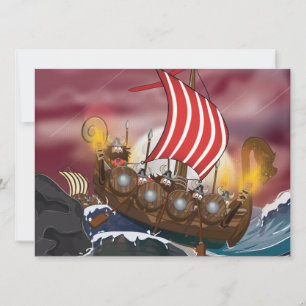 Invitation Flotte d'invasion Viking