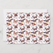 Invitation Flotter sur le papillon Photo Anniversaire Invitat (Dos)