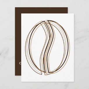 Invitation flou de café