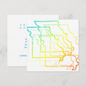 Invitation flou de chill missouri (Devant / Derrière)