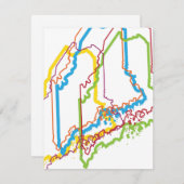 Invitation flou de fierté principale (Devant / Derrière)