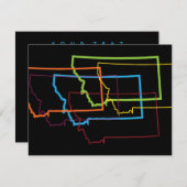 Invitation flou de la fierté montana (Devant / Derrière)