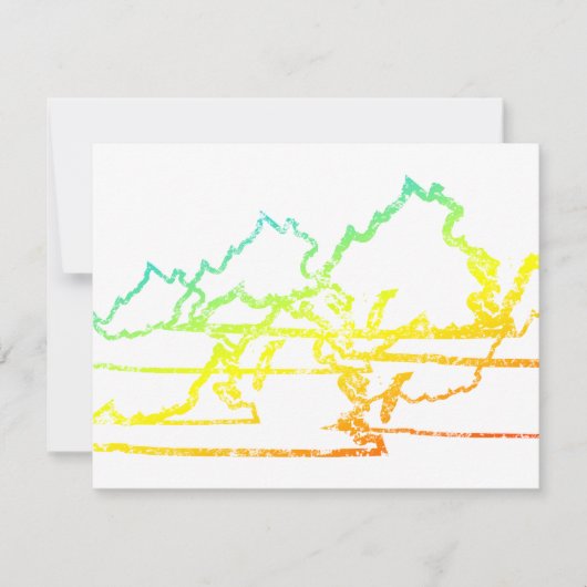 Invitation flou de refroidissement virginia (Devant)