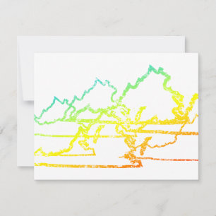 Invitation flou de refroidissement virginia