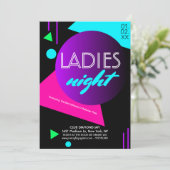 Invitation Flourescent Night Club Dames Circulaire promotionn (Debout devant)