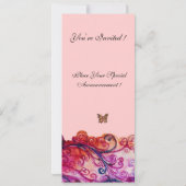 Invitation FLOURISSES CAPRIEUX rouge rose violet vif (Dos)