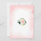 Invitation Flower Cross Baptism Invitation, Floral Christian (Dos)