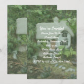 Invitation Flower Garden Cottage Painting Party (Devant / Derrière)