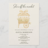 Invitation Flower Market Coquette Bow Bridal Shower (Devant)