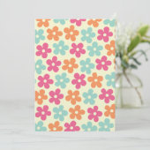 Invitation Flower Power (Debout devant)