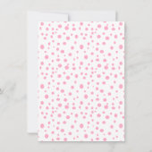 Invitation Flower Wreath Hérisson Anniversaire Fête Invitatio (Dos)