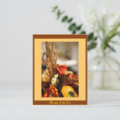 Invitation Flowers à Autumn Colors (Debout devant)