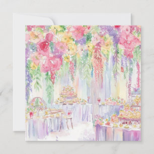 Invitation Flower's Delight : Un Baby shower