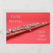 Invitation Fluide Considérant performance de concert élégante (Devant / Derrière)