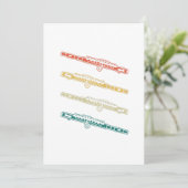 Invitation Flûte de musique cadeau Retro Flute Instrument (Debout devant)