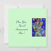 INVITATION FLUTISTE EN BLEU (Dos)