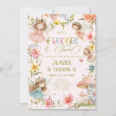 Invitation Flutter and Twirl Fairy Any Age Princess Birthday (Devant)