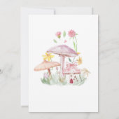 Invitation Flutter and Twirl Fairy First 1st Birthday (Dos)