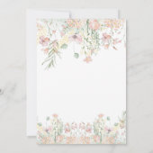 Invitation Flutter and Twirl Fairy First 1st Birthday (Dos)