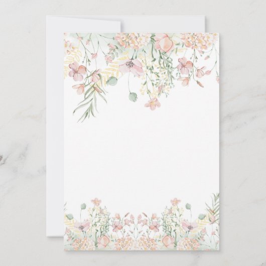 Invitation Flutter and Twirl Fairy First 1st Birthday (Dos)