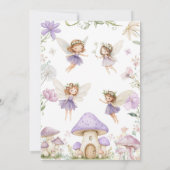 Invitation Flutter and Twirl Fairy First 1st Birthday (Dos)