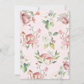 Invitation Flutter et tournoi Floral Fairy Anniversaire (Dos)