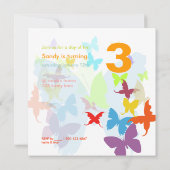 Invitation Flutting by.. Fête d'anniversaire (Dos)