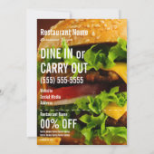 Invitation Flyer Burger 5x7 (Dos)