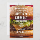 Invitation Flyer Burger 5x7 (Dos)