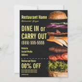 Invitation Flyer Burger 5x7 (Dos)
