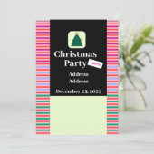 Invitation Flyer de Noël moderne (Debout devant)