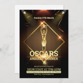 Invitation Flyer Oscar Award (Devant / Derrière)