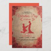 Invitation Flyer Valentines (Devant / Derrière)
