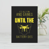 Invitation Flying Drone Is My Game (Debout devant)