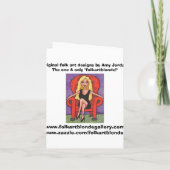 Invitation Flying Lady Liberty - notecard / invites (Dos)