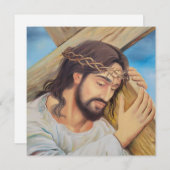 Invitation Foi chrétienne Jésus-Christ (Devant / Derrière)